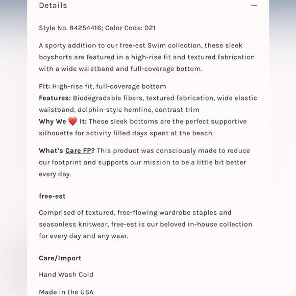 Free People high rise swim shorts M - Picture 11 of 11